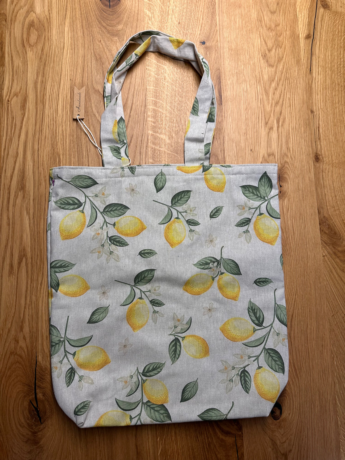 Shoppertasche - Zitronenmuster