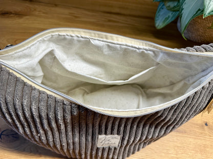 Bananentasche - Cord - Braun Gr. M