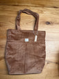 Shoppertasche - Cord - Braun