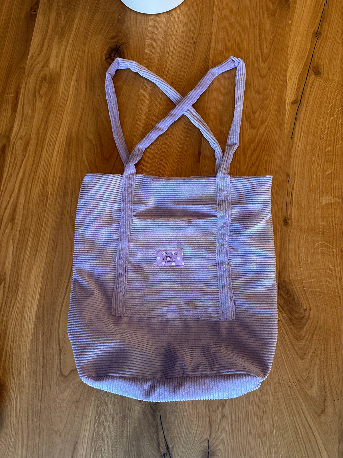 Shoppertasche - Cord - flieder