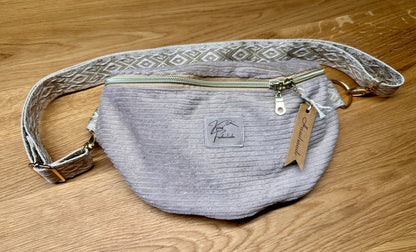 Bauchtasche Gr. M - Cord - Beige