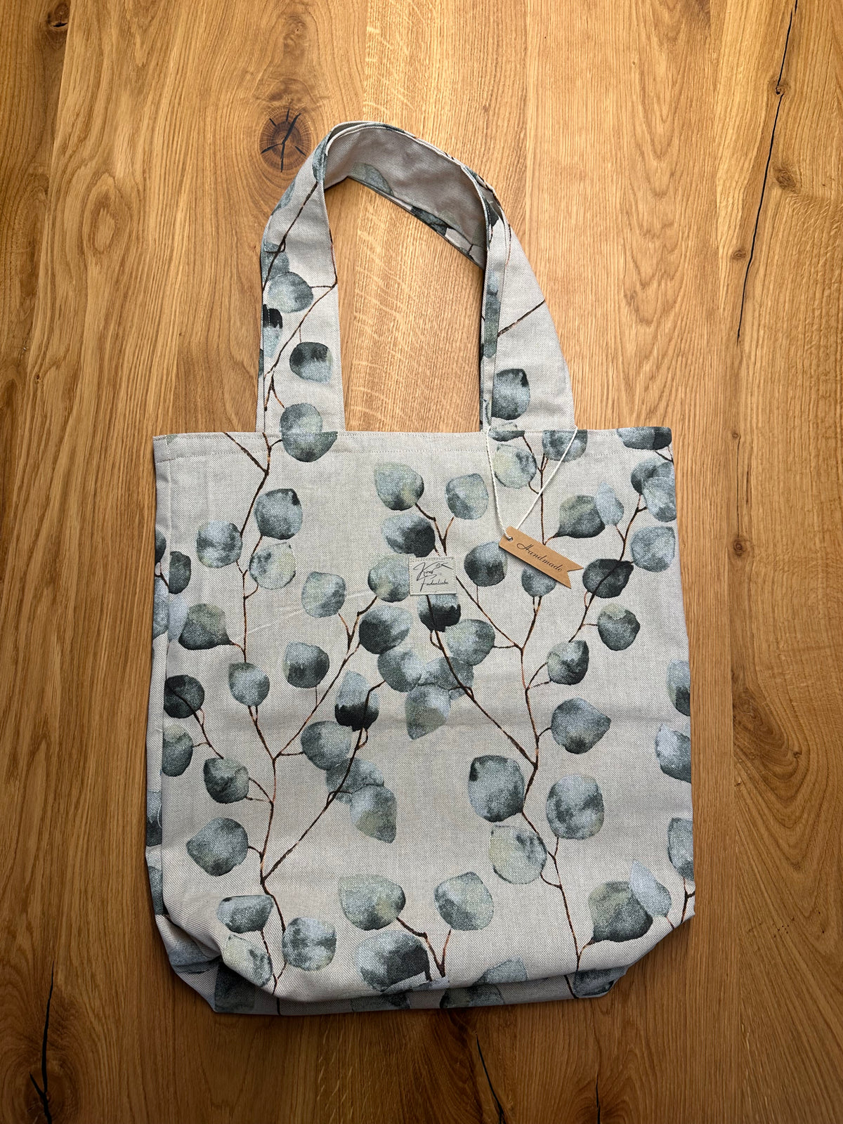 Shoppertasche - Eucalyptusmuster