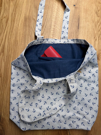 Shoppertasche - Maritimmuster