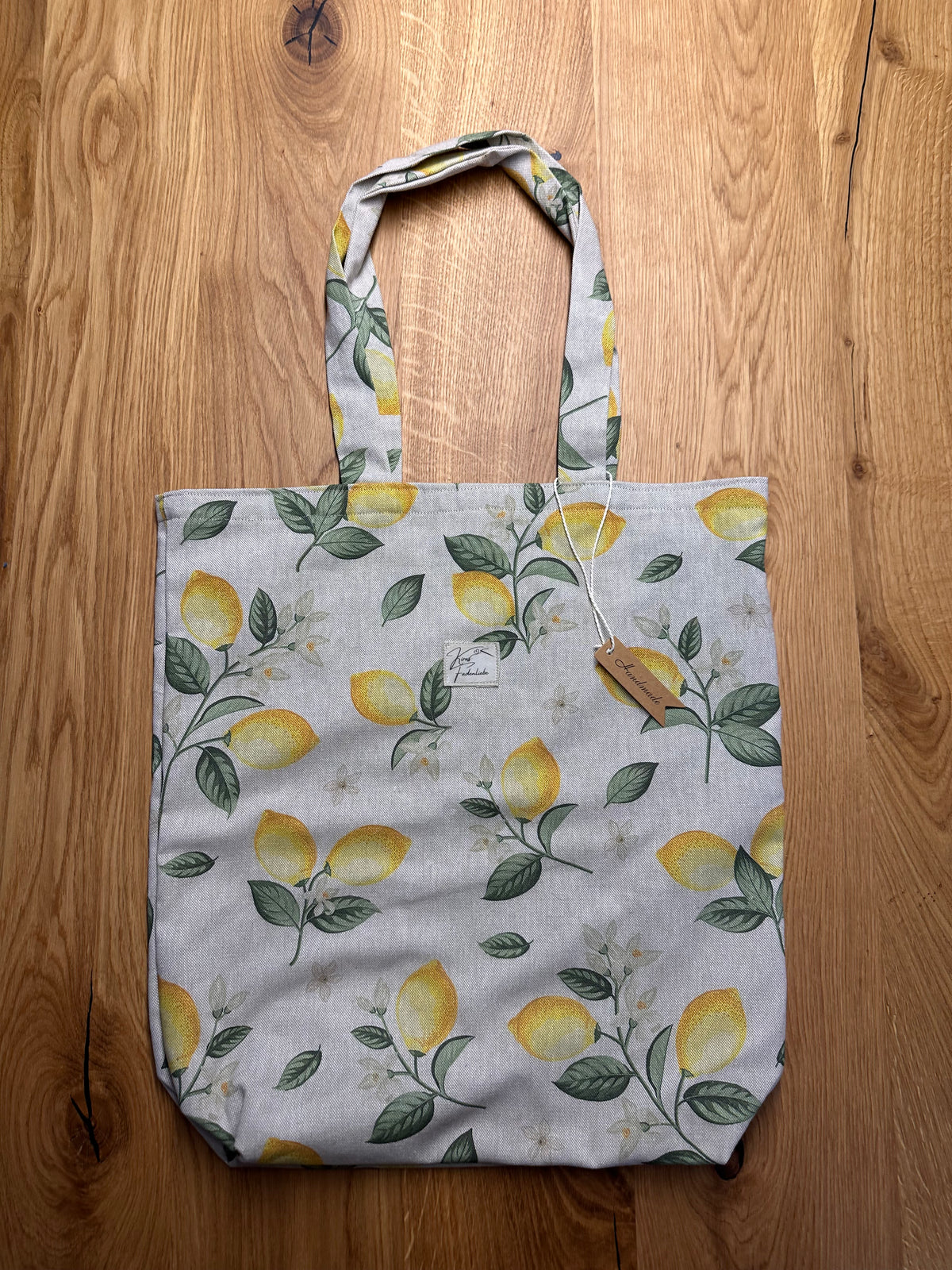 Shoppertasche - Zitronenmuster