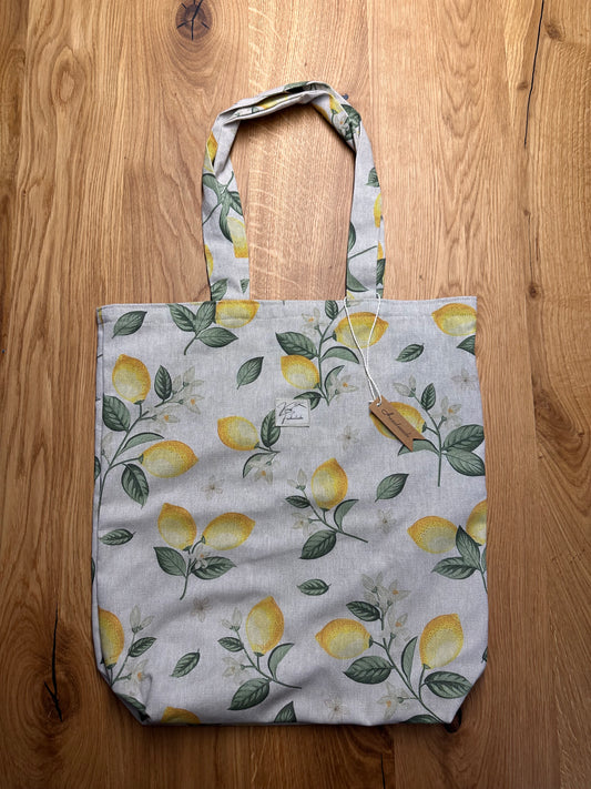 Shoppertasche - Zitronenmuster