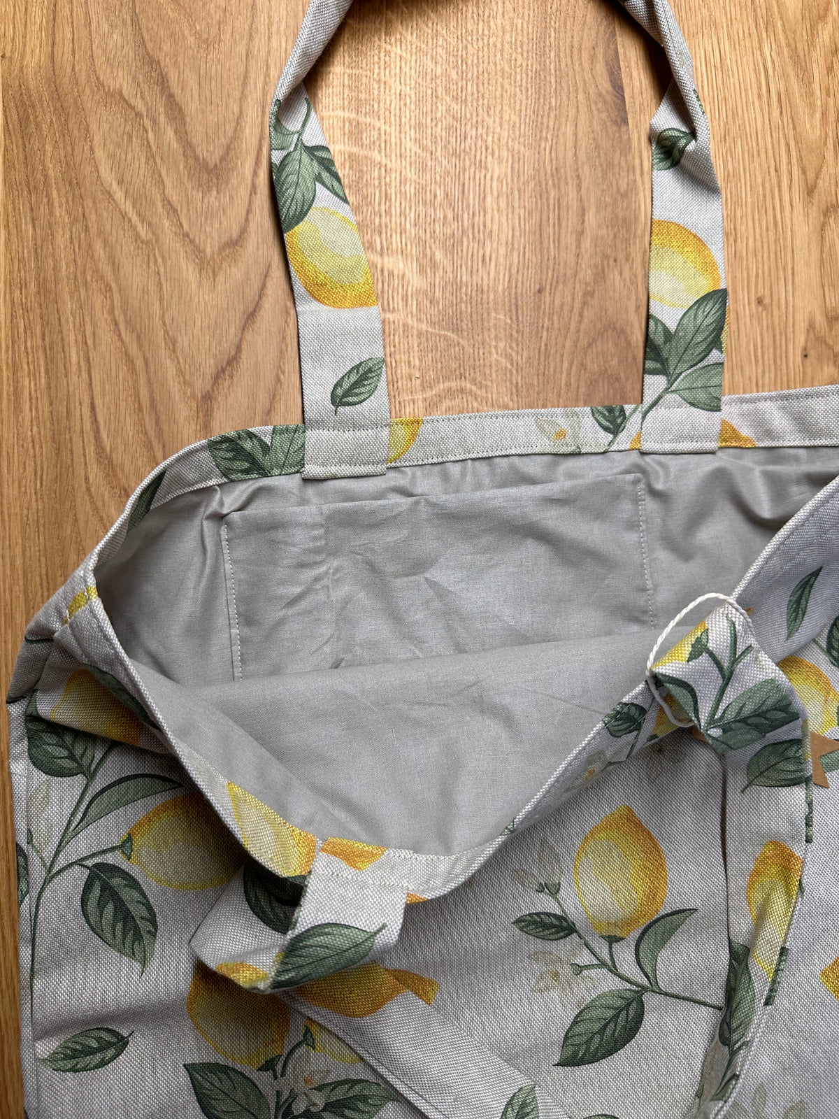 Shoppertasche - Zitronenmuster
