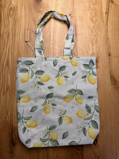 Shoppertasche - Zitronenmuster