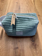 Kosmetiktasche - Cord - salbei Gr. M