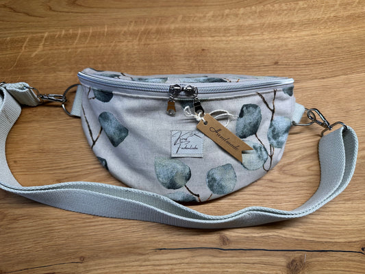 Bauchtasche Gr. M - Eukalyptus - Beige