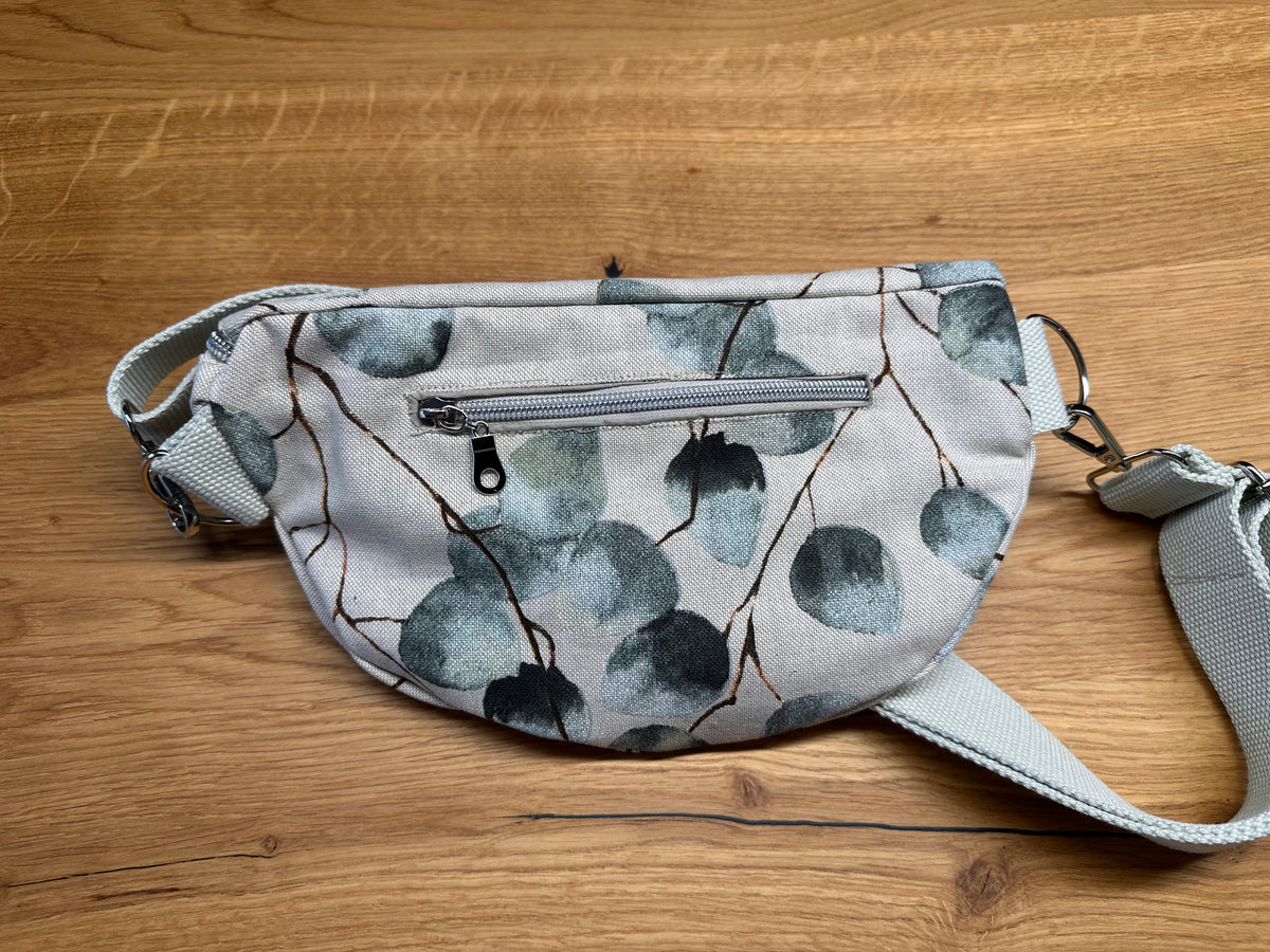 Bauchtasche Gr. M - Eukalyptus - Beige