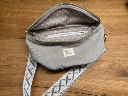 Bauchtasche Gr. M - Beige