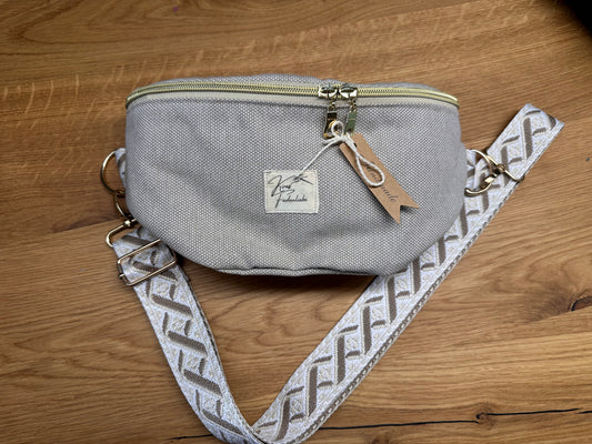 Bauchtasche Gr. M - Beige